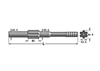 De Mijn die van HC 200 Rig Parts Montabert Drill Shank-Adapter boren